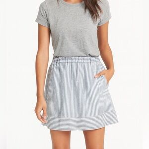 J.‎ Crew linen striped linen skirt size XS
